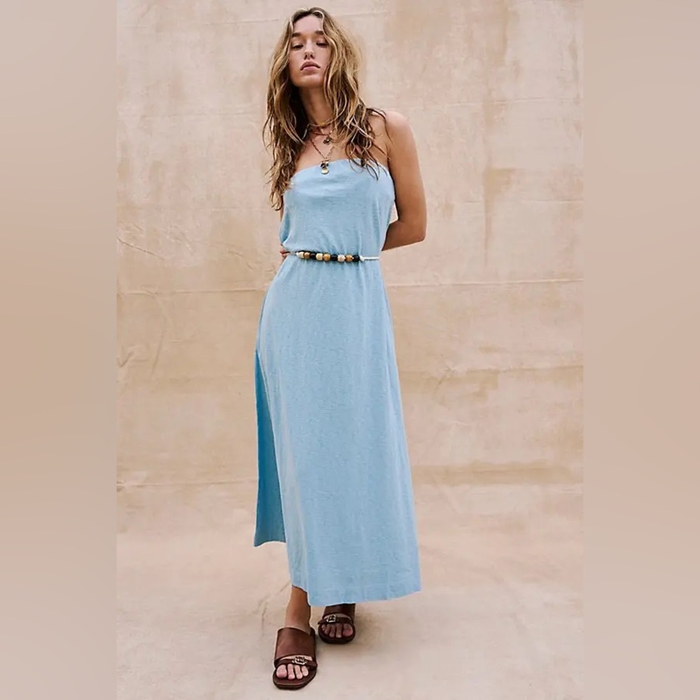 FREE PEOPLE NWT Peyton Strapless Dress - Picture 2 of 5